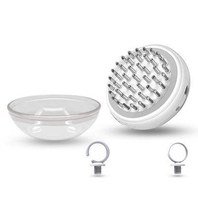 FCC Microwave Vibration Stainless Steel Tooth Electric Massage Comb