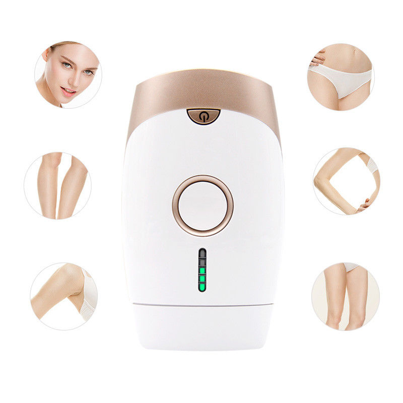 Gold White Whole Body Ergonomic Head 2.6A IPL Laser Epilator